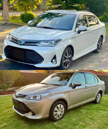 Toyota Axio car hire Sri Lanka