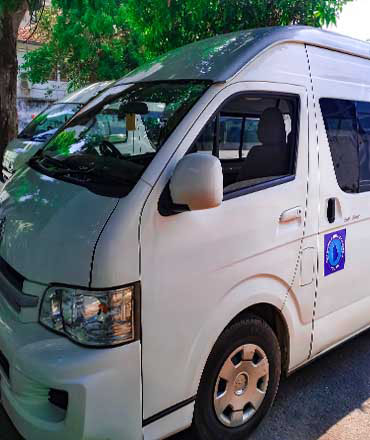toyota high roof van car hire Sri Lanka
