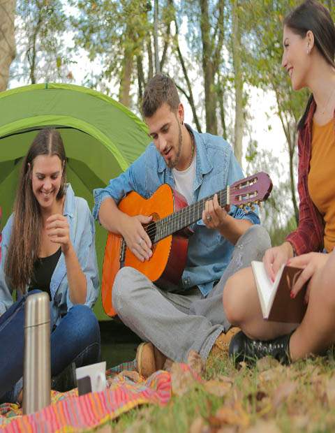 hiking and camping