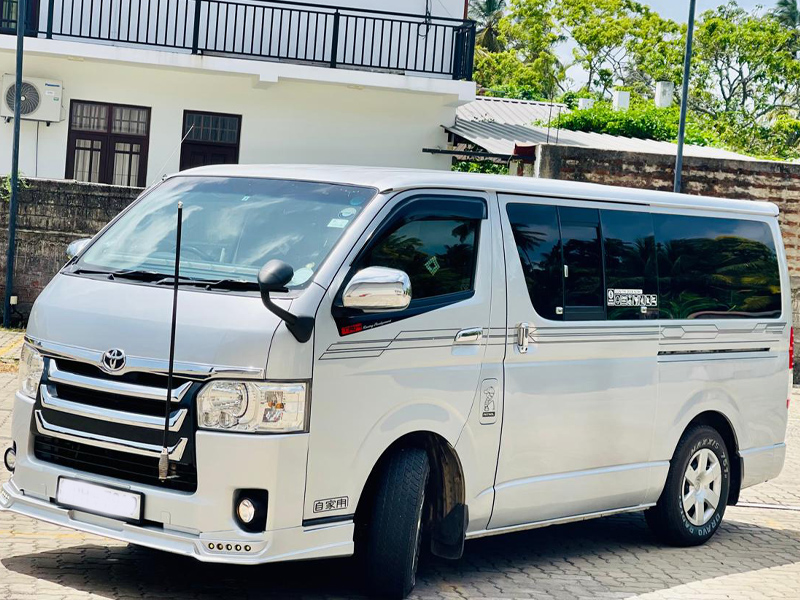 van with driver in sri lanka