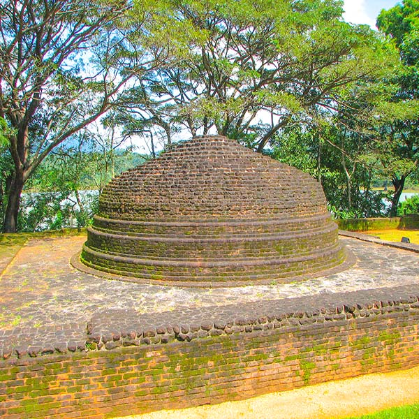Nalanda gedige stupa - an intriguing example of buddhist and hindu architecture