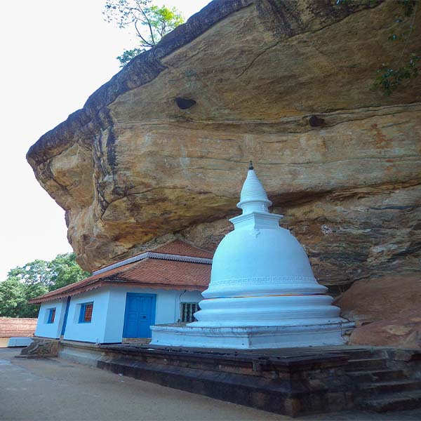 uda viharaya at silver temple in sri lanka 