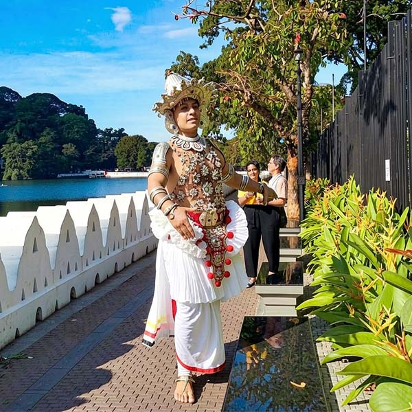 Cultural Kandyan dance performance in Sri Lanka
