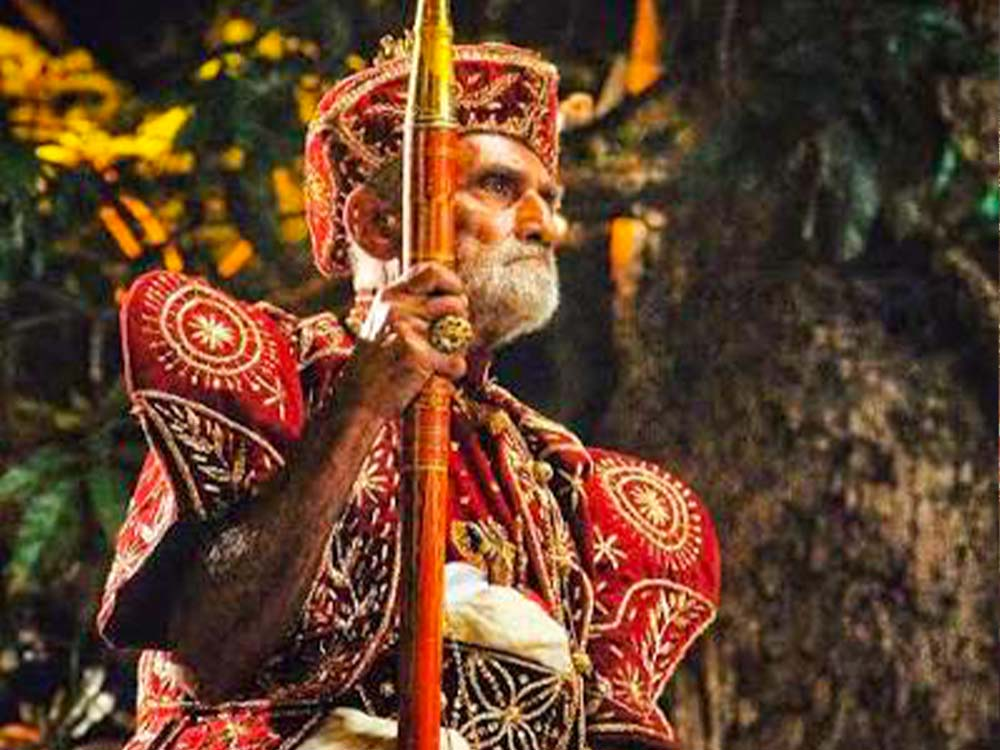 The Gajanayaka Nelame, who is responsible for the royal elephant