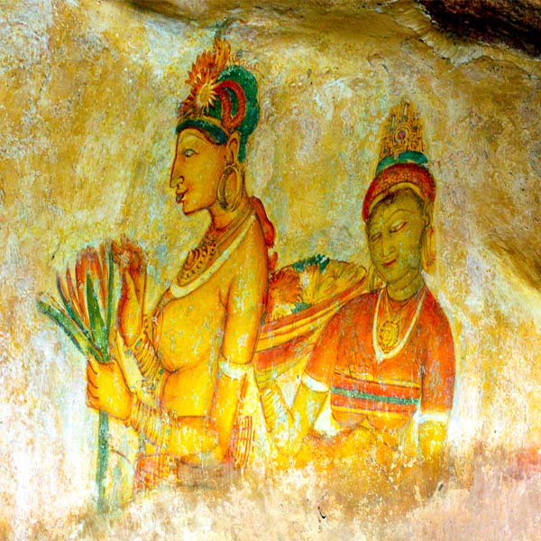 places to visit sigiriya -paintings