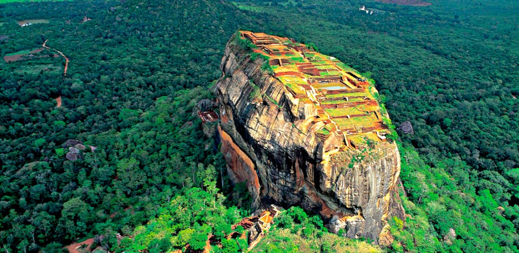 Sigiriya Rock Fortress at sunrise
