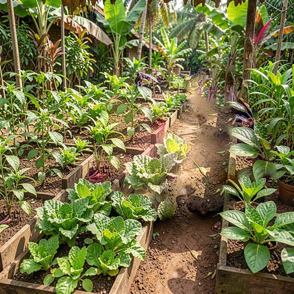 village farm land