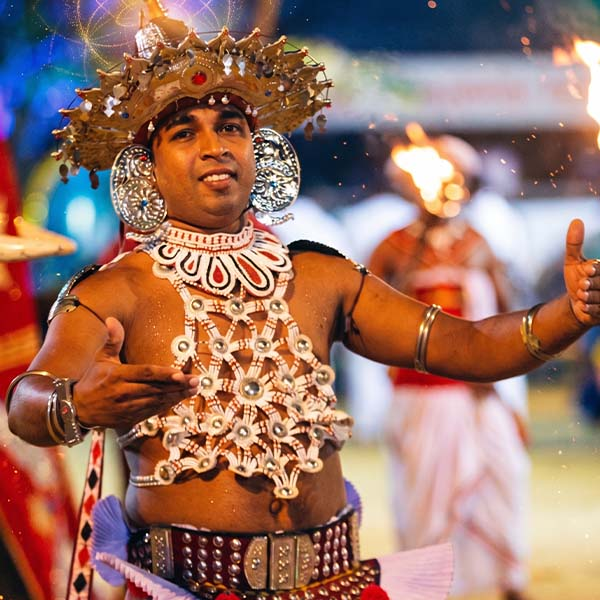 katharagama Procession Kandyan Dancer Katharagama